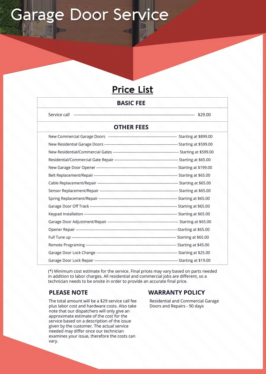 Express Garage Door Service Venice, CA 310-751-9996